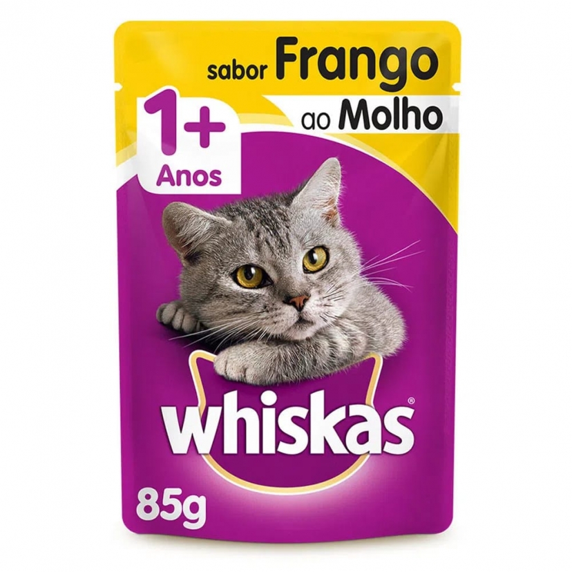 WHISKAS SACHE 85G FRANGO