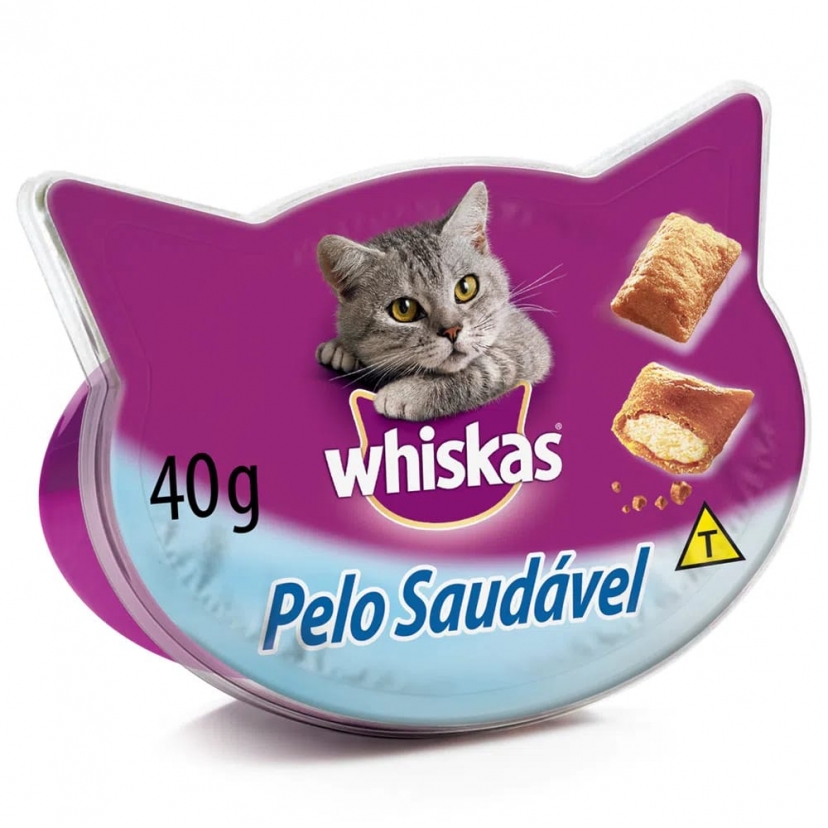 WHISKAS PETISCOS PELO SAUDAVEL 40G