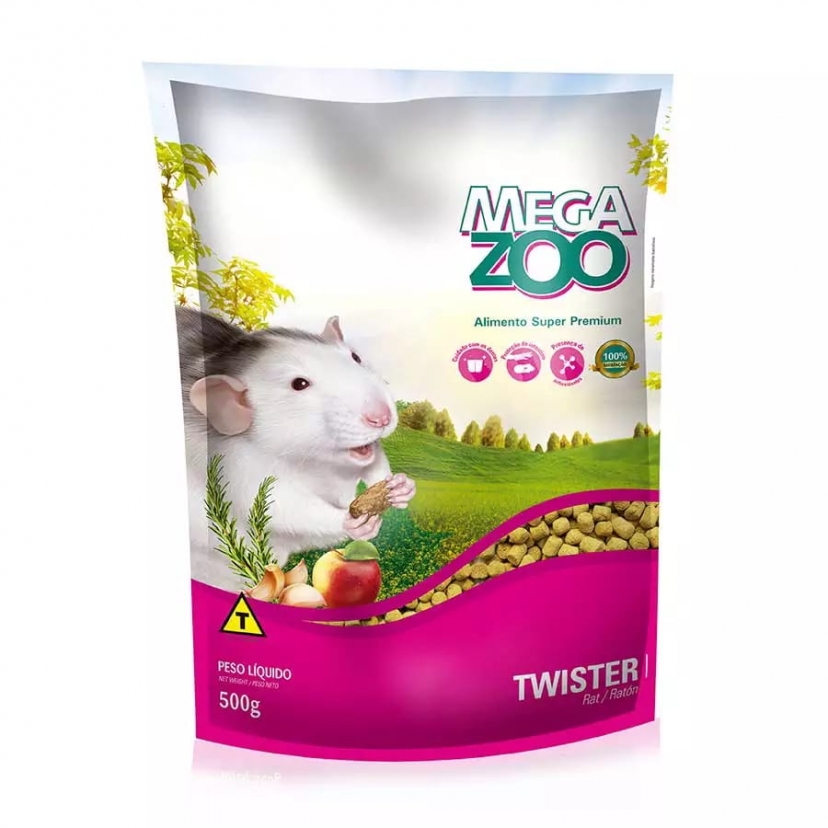 MEGAZOO EXTRUSADA TWISTER 500G 