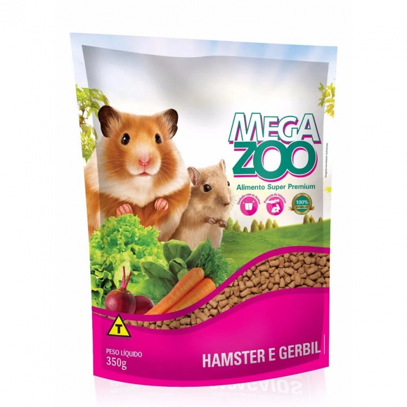 MEGAZOO HAMSTER/GERBIL 350GR