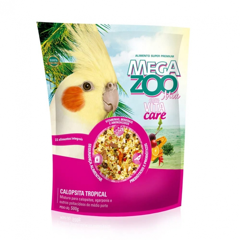 MEGAZOO MIX CALOPSITA VITA TROPICAL 500G