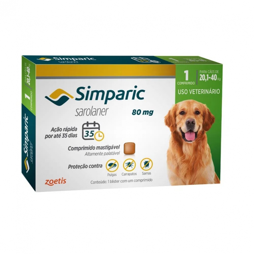 SIMPARIC 80MG 20,1-40KG C/1COMP