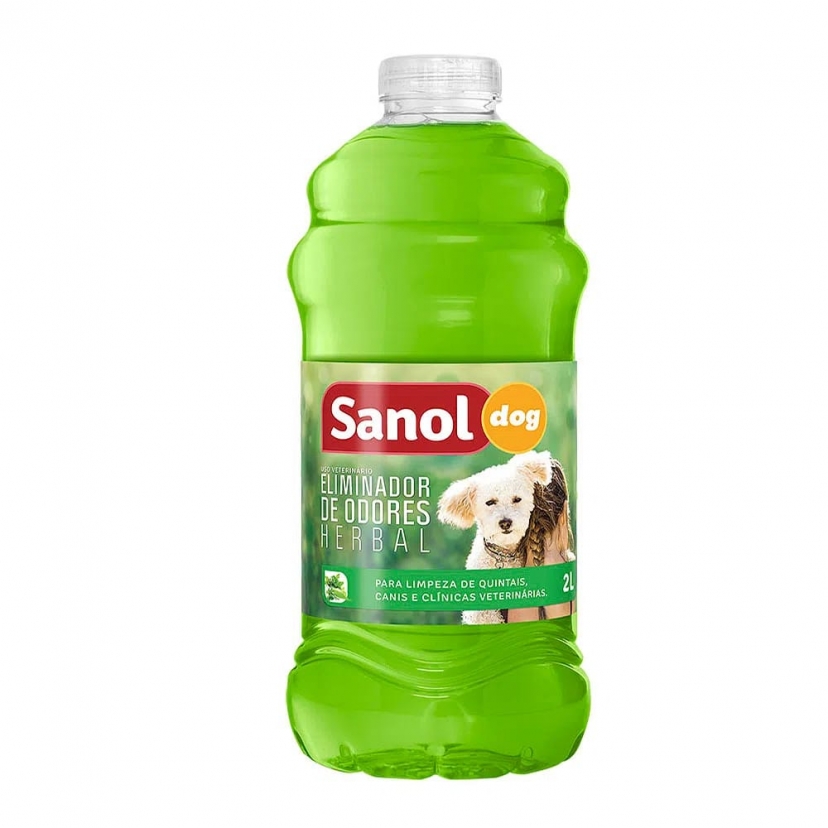 SANOL DOG ELIMINADOR DE ODORES HERBAL 2L