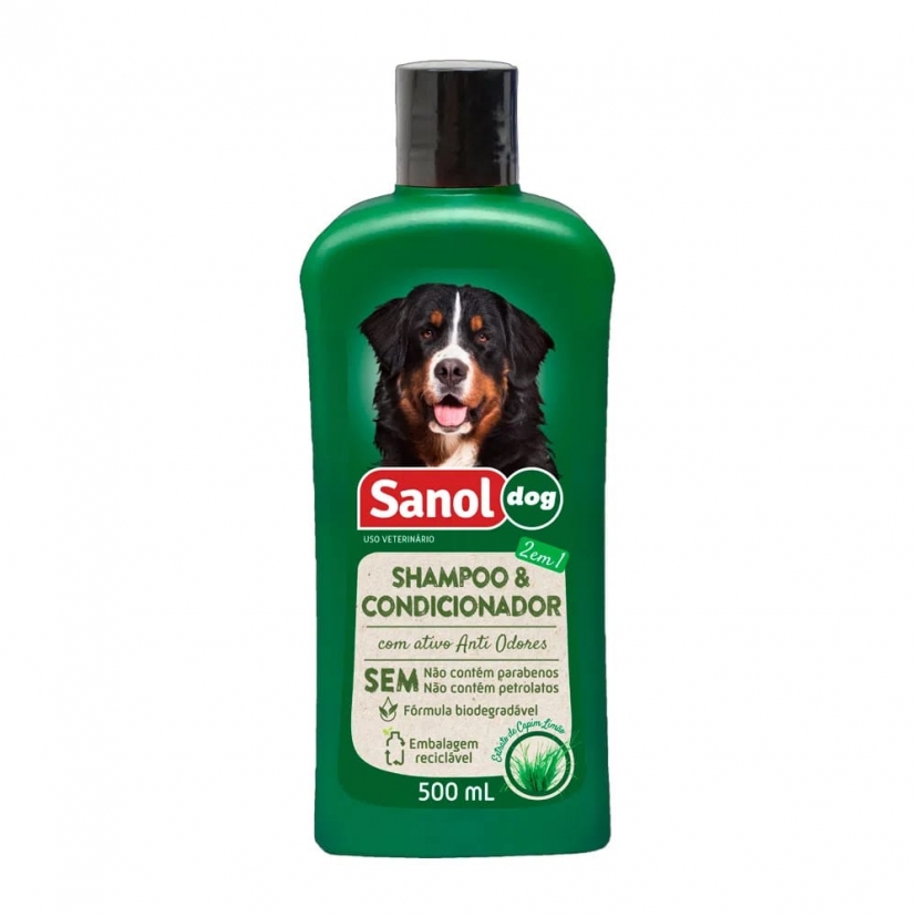 SANOL DOG SHAMPOO GRANDE PORTE 500ML