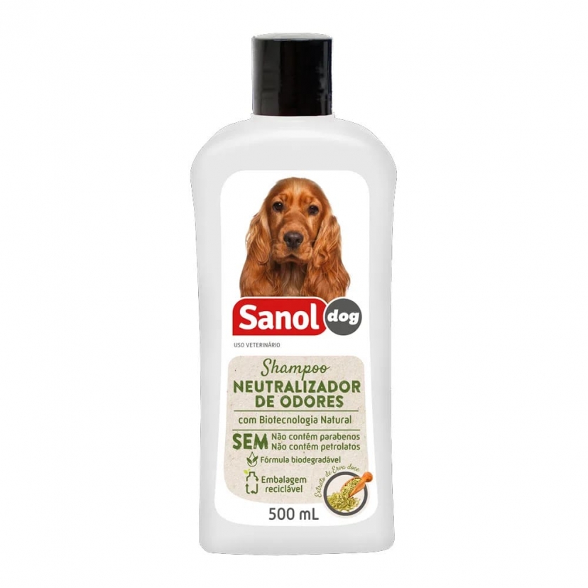 SANOL DOG SHAMPOO NEUTRALIZADOR DE ODORES 500ML