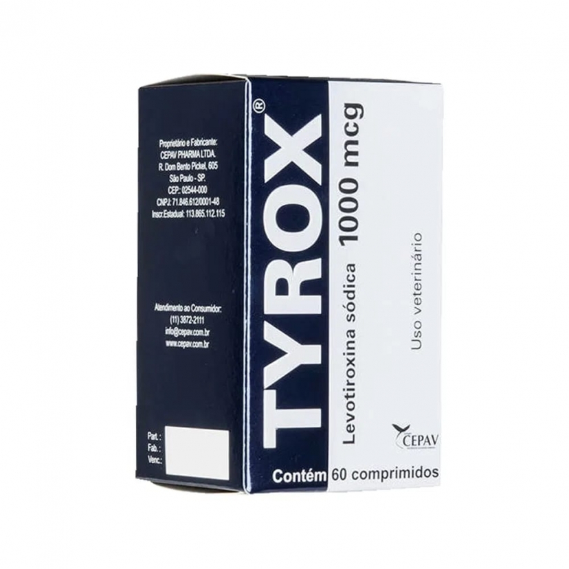 TYROX 1000 MCG 60 COMPRIMIDOS