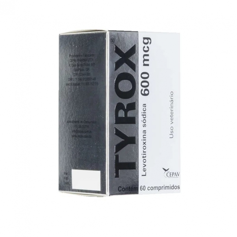 TYROX 600 MCG 60 COMPRIMIDOS