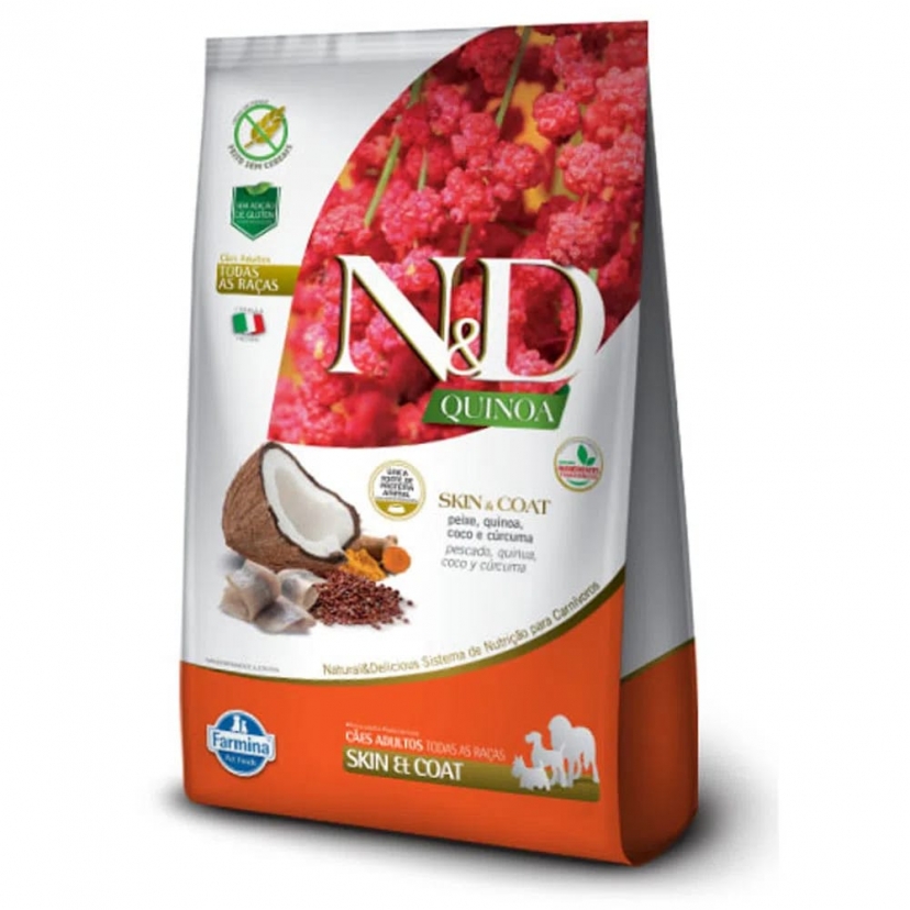 NED QUINOA ADULTO SKIN & COAT PEIXE 2,5KG *