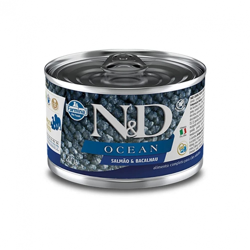 NED WET OCEAN ADULTO BACALHAU/SALMAO 140G 