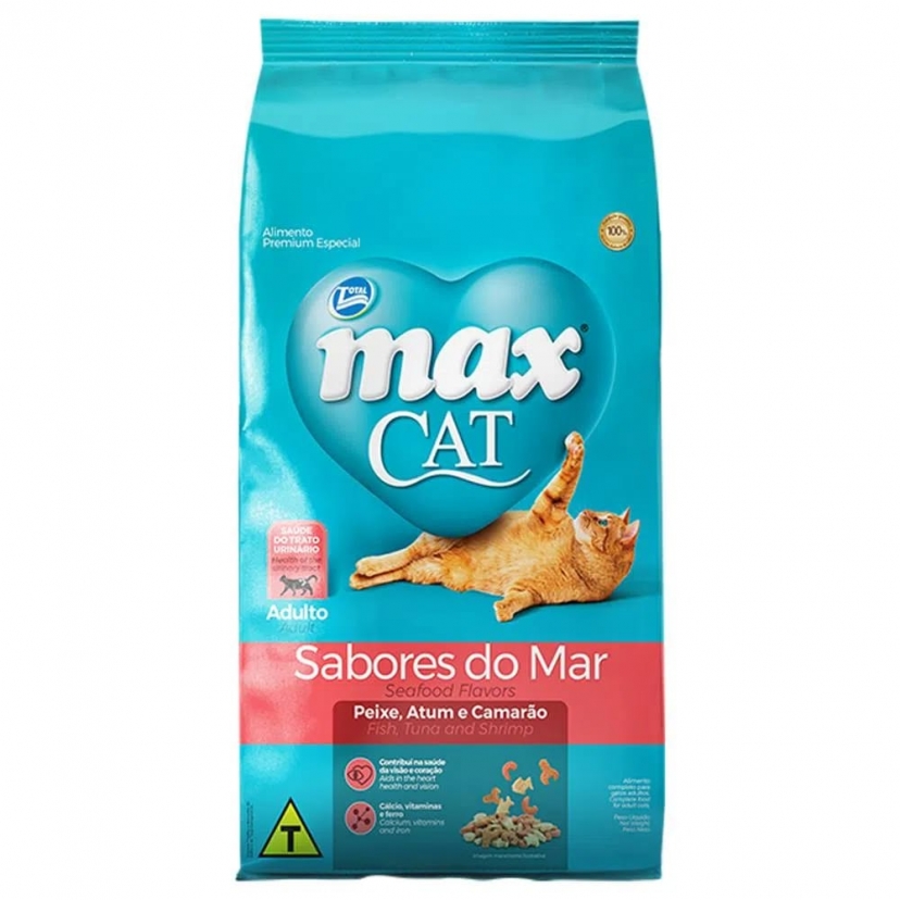 MAX CAT SABORES DO MAR 20KG