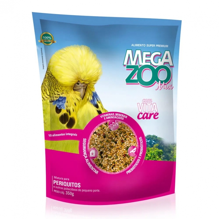 MEGAZOO MIX PERIQUITO 350G