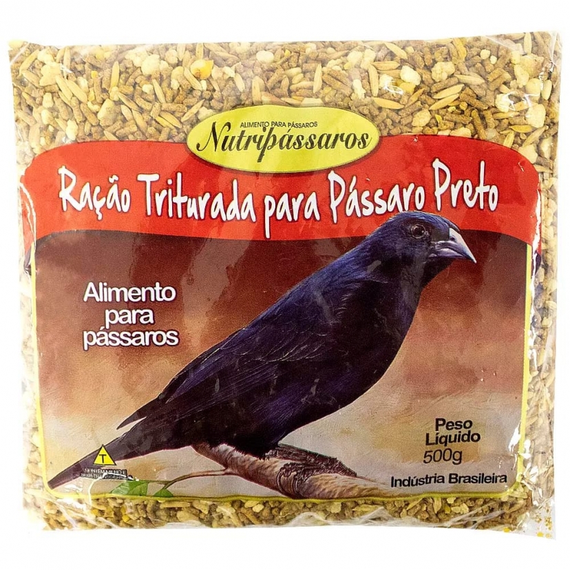 NUTRIPASSAROS PASSARO PRETO TRITURADA BANANA 500G