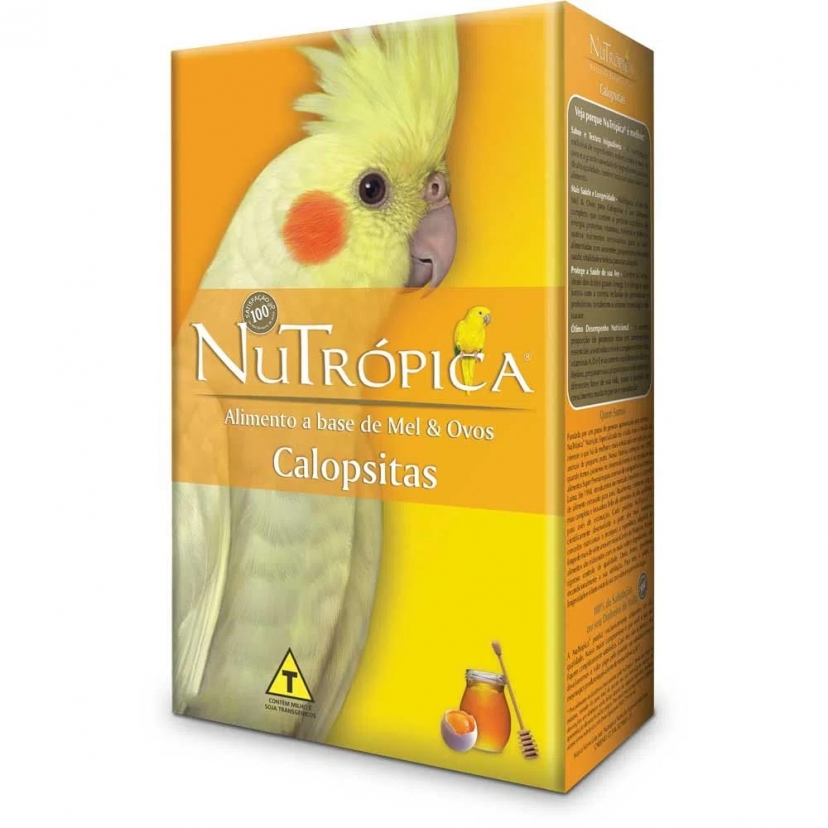 NUTROPICA CALOPSITA MEL E OVOS 300GR