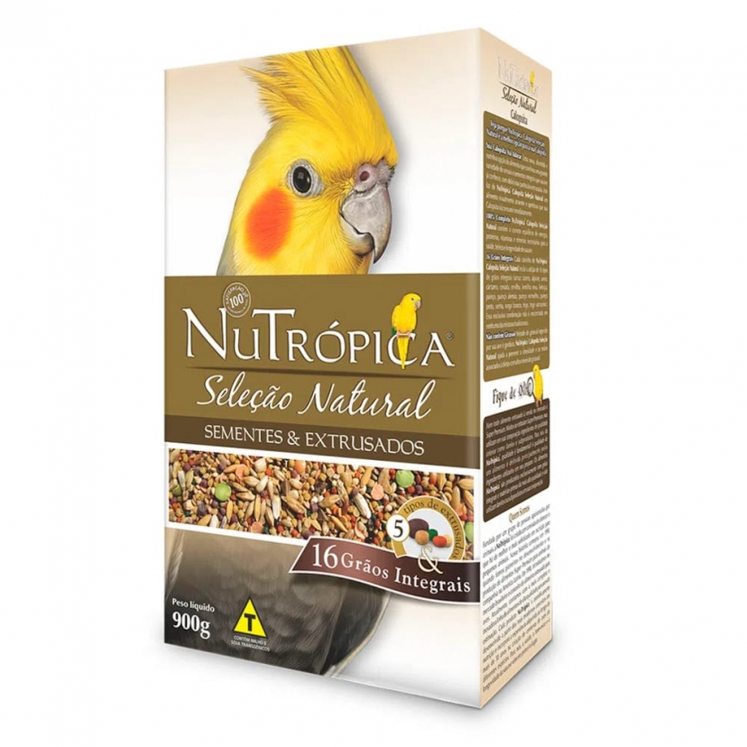 NUTROPICA CALOPSITA NATURAL 900G 