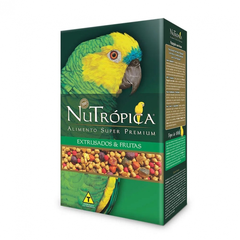 NUTROPICA PAPAGAIO COM FRUTAS 300GR