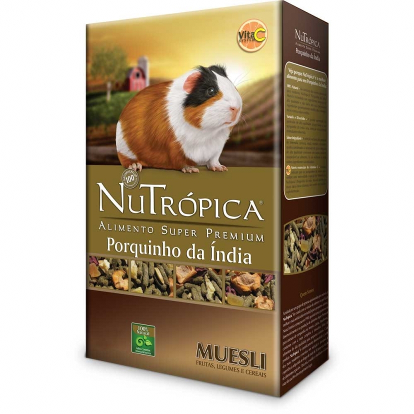 NUTROPICA PORQUINHO DA INDIA MUESLI 500GR