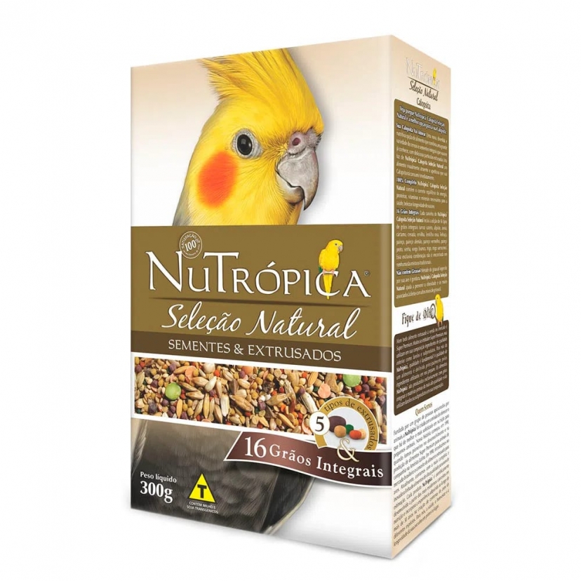 NUTROPICA SELECAO NATURAL CALOPSITA 300G