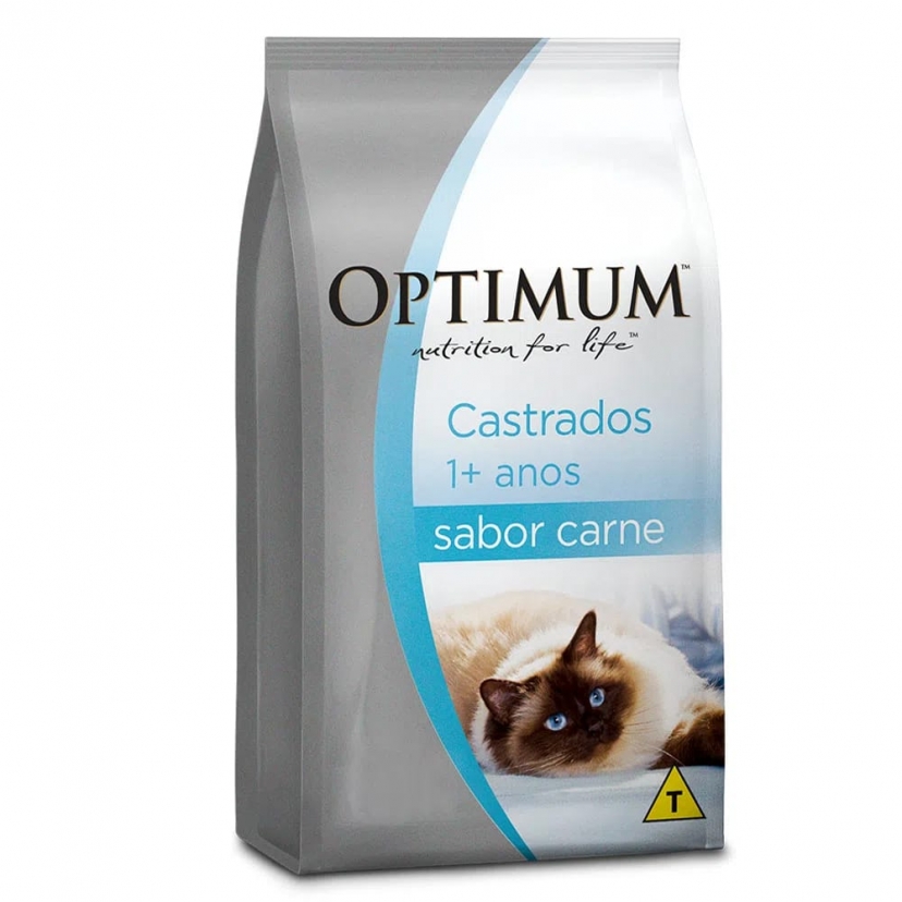 OPTIMUM GATO ADULTO CASTRADO 10KG CARNE 