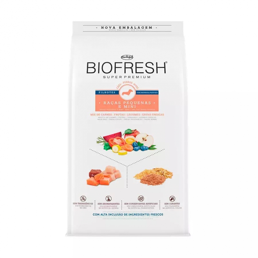 BIOFRESH FILHOTE RACAS PEQUENAS 3KG