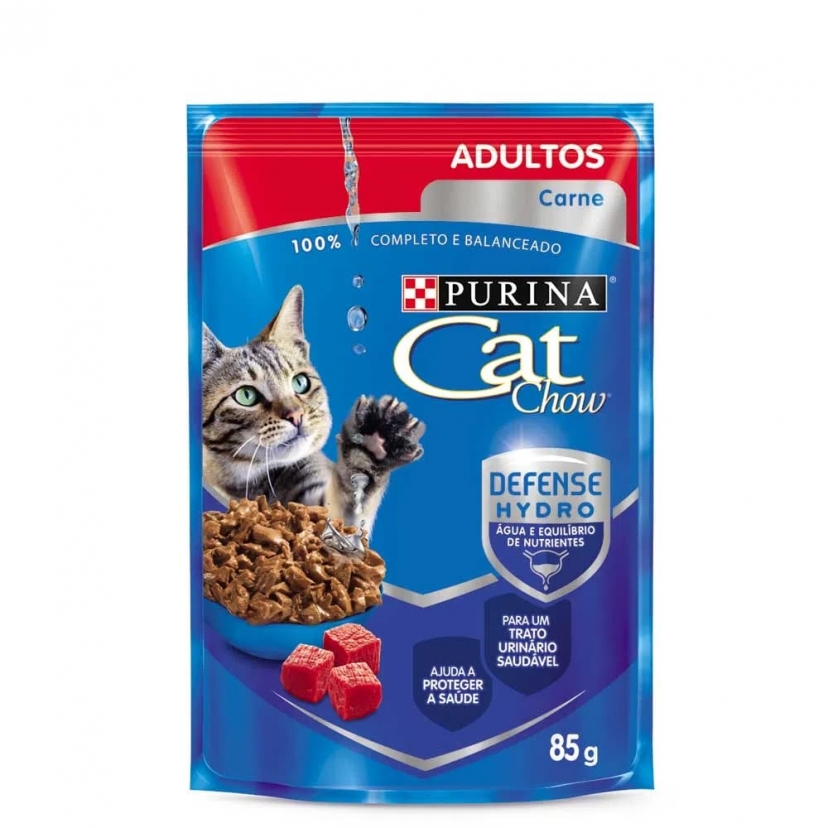 CAT CHOW SACHE 85G CARNE