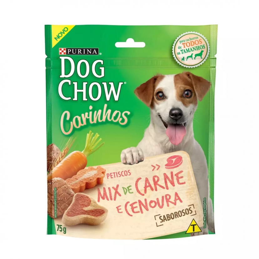DOG CHOW CARINHOS MIX DE CARNE 75GR