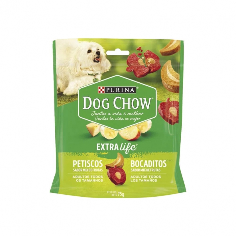 DOG CHOW CARINHOS MIX DE FRUTAS 75G