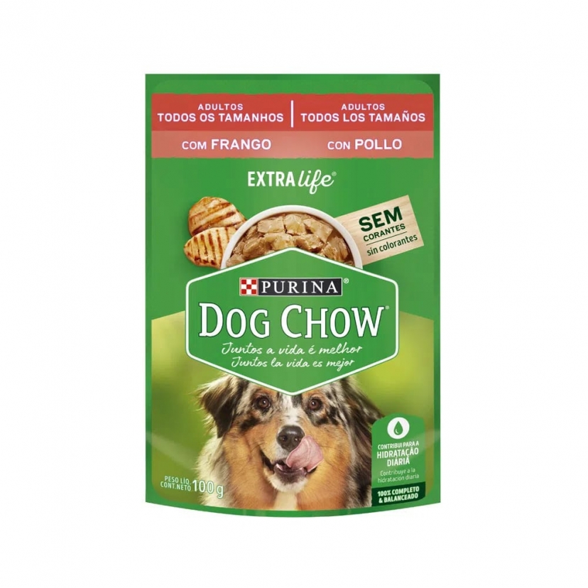 DOG CHOW SACHE 100G ADULTO FRANGO