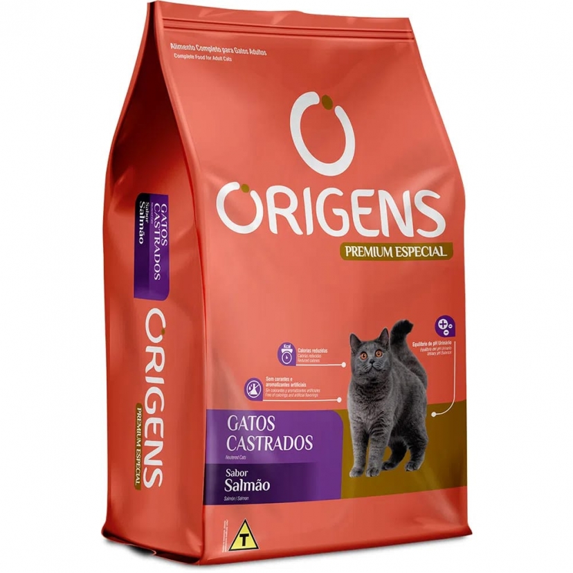 ORIGENS GATO CAST SALMAO 10,1KG 