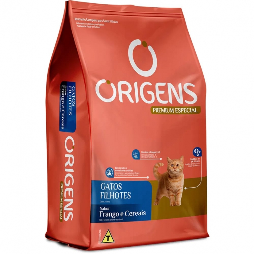 ORIGENS GATO FILH FRANGO 1KG 