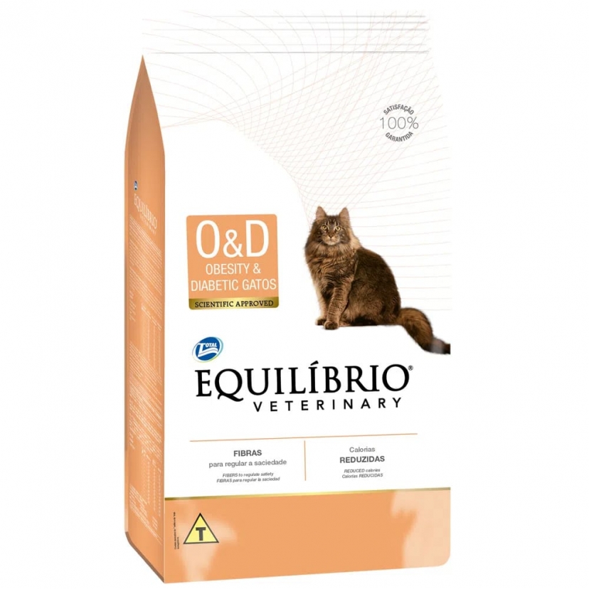 EQUILIBRIO VET GATO OBESITY/DIABETIC 500G