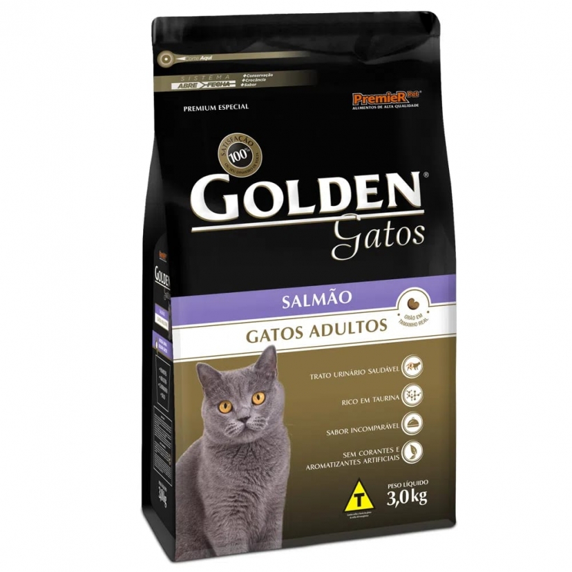 GOLDEN GT ADULTO SALMAO 3KG