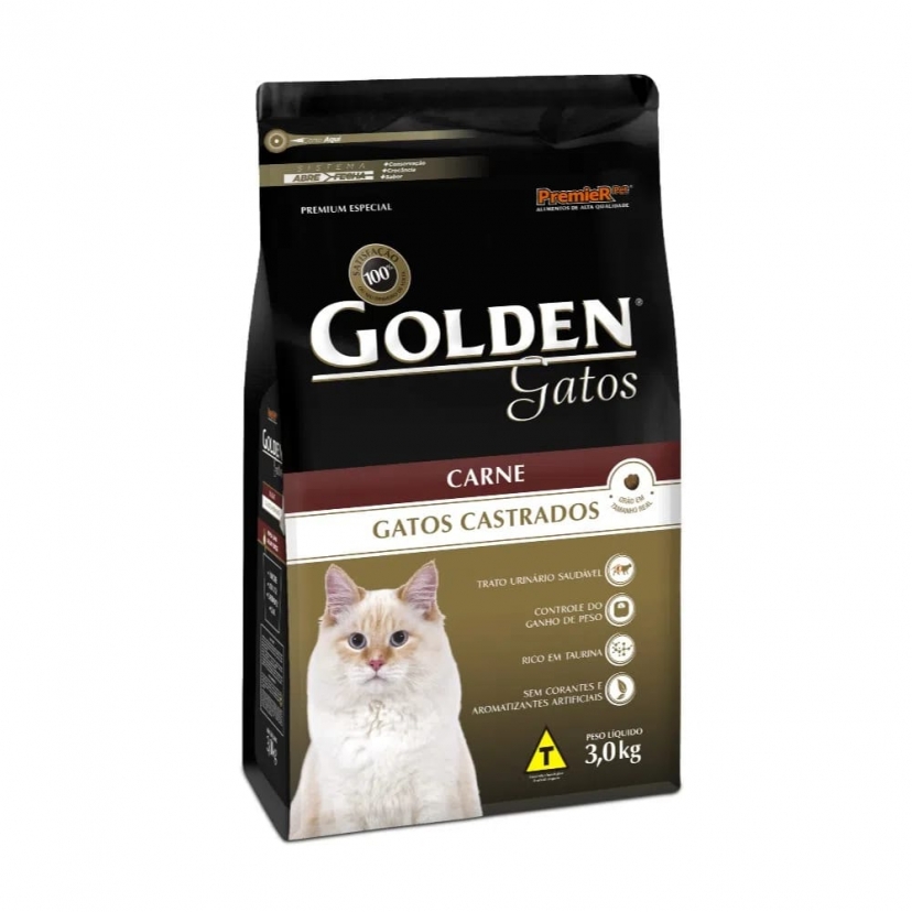 GOLDEN GT CASTRADO CARNE 3KG