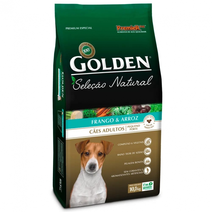 GOLDEN SELECAO NATURAL ADULTO MB 10,1KG