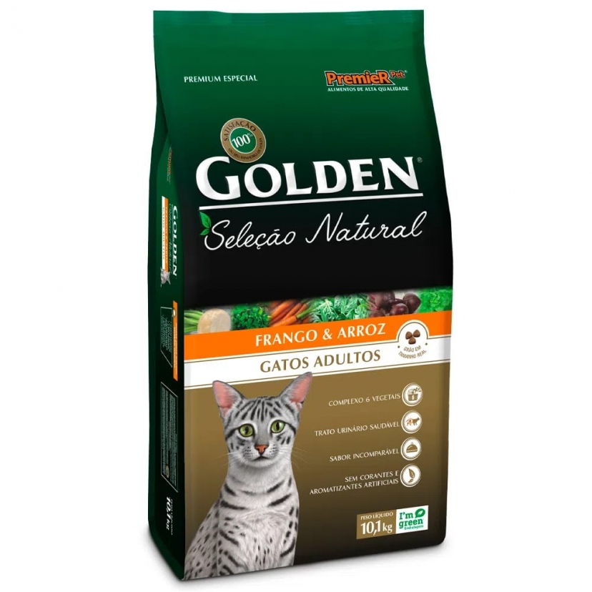 GOLDEN SELECAO NATURAL GATO FILHOTE 10KG