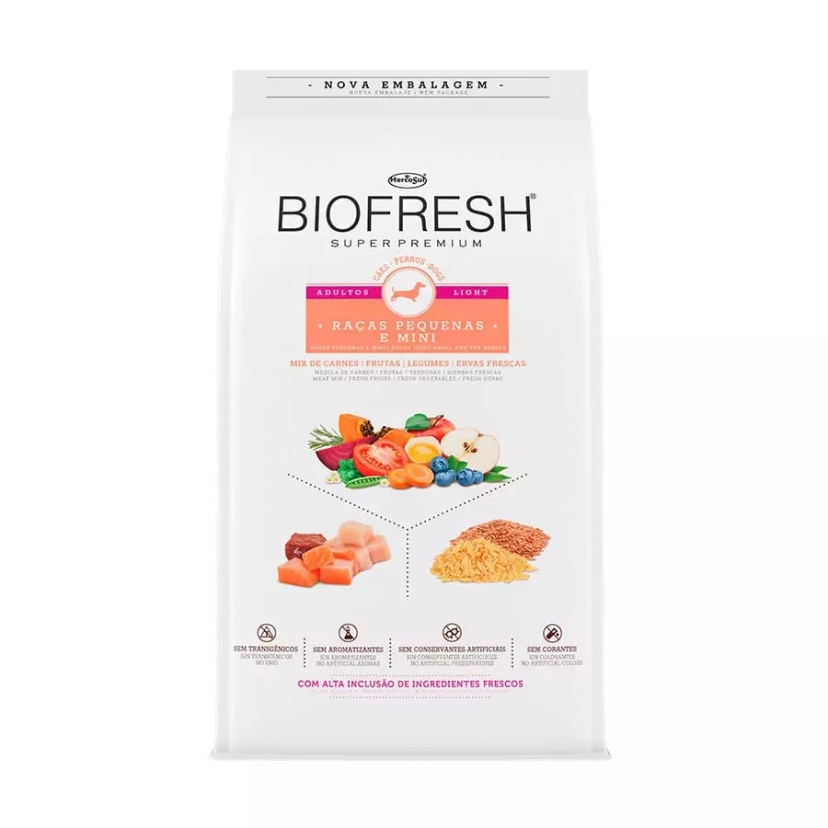 BIOFRESH LIGHT RACAS PEQUENAS 1KG