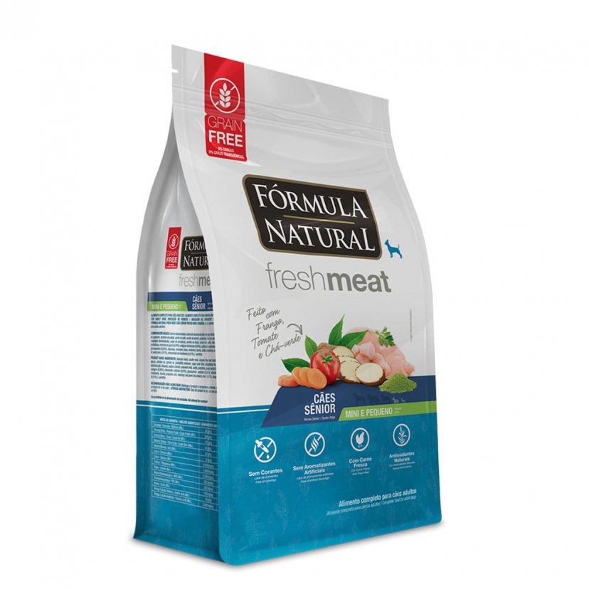 FORMULA NATURAL FRESH MEAT SENIOR MINI/PQ 1KG 