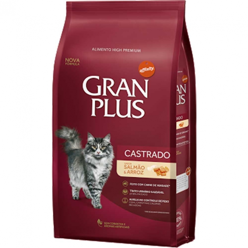 GRANPLUS GT CASTRADO SALMAO/ARROZ 10KG