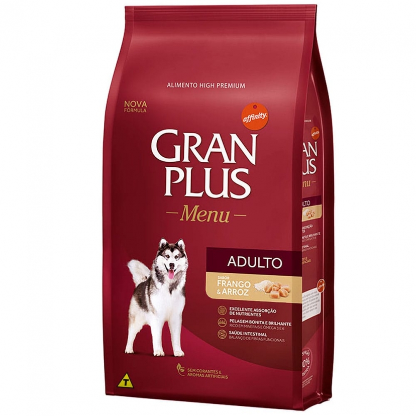 GRANPLUS MENU ADULTO FRANGO/ARROZ 20KG