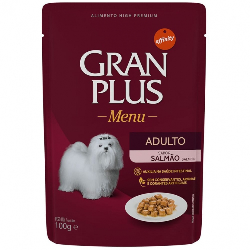 GRANPLUS SACHE 100G ADULTO SALMAO 