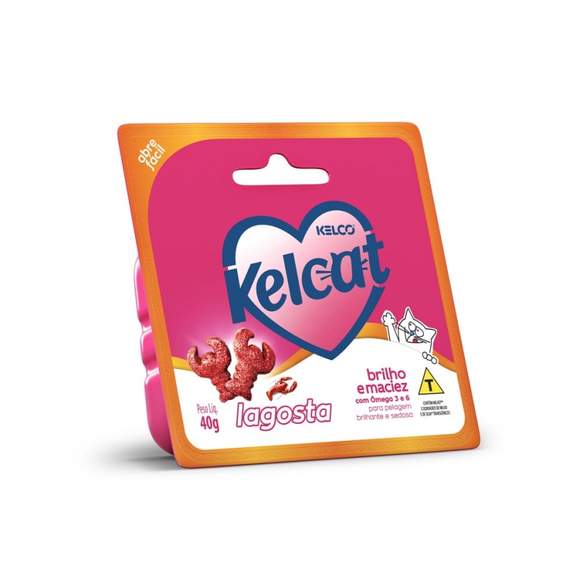 KELCAT SNACK LAGOSTA 40G