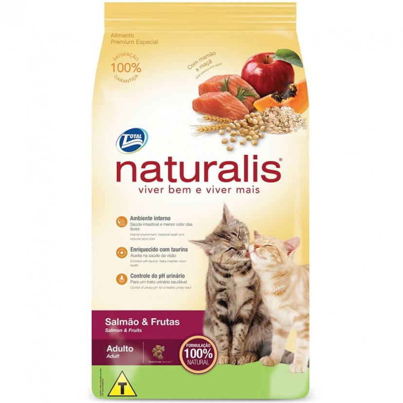 NATURALIS GT ADULTO SALMAO E FRUTAS 1KG