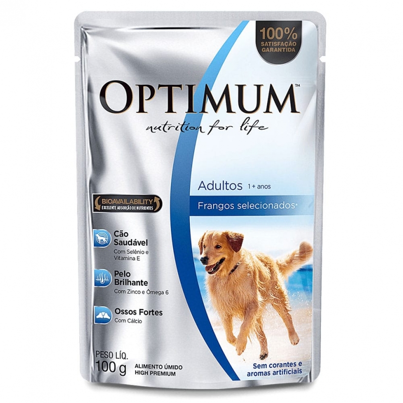 OPTIMUM SACHE ADULTO FRANGO 100G