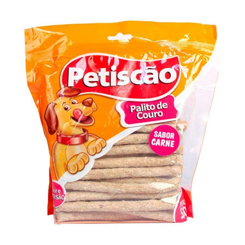 PETISCAO PALITO DE CARNE 8MM 500G