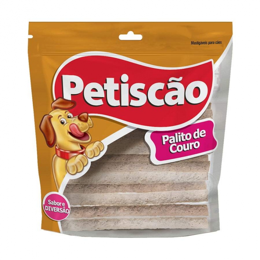 PETISCAO PALITO DE COURO 10MM 1KG