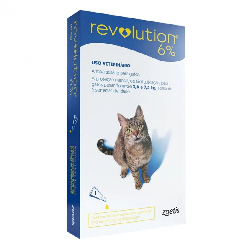 REVOLUTION GATO 2,6-7,5KG 0,75ML