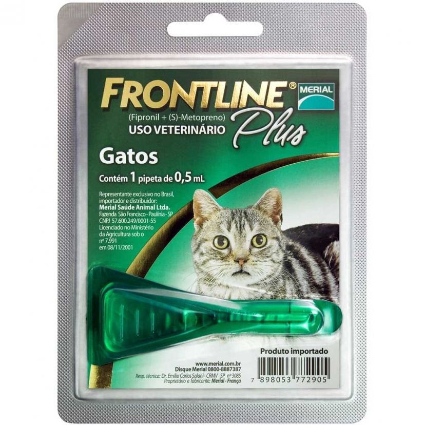 FRONTLINE PLUS GATO 0,5ML