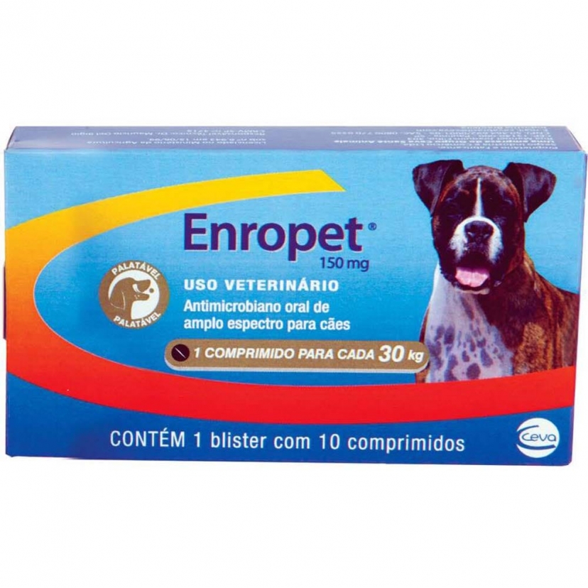 ENROPET 150MG C/10COMP