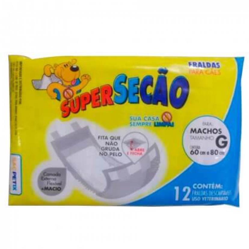 PETIX FRALDA SUPER SECAO MACHO G