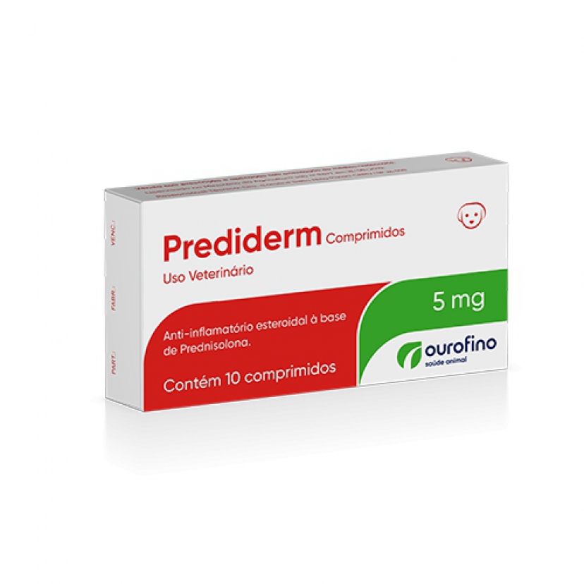 PREDIDERM 5MG BLISTER C/10COMP