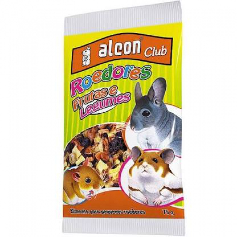 ALCON CLUB ROEDORES FRUTAS E LEGUMES 75GR